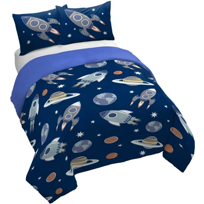 Saturday Park Outer Space 100% Organic Cotton Duvet Cover & Sham Set 11 Saturday Park Outer Space 100% Organic Cotton Duvet Cover & Sham Set - Image 9