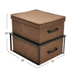 Household Essentials Stacking Storage Boxes With Laminate Top Black Oak 11 Household Essentials Stacking Storage Boxes With Laminate Top Black Oak -Baxton Studio Store GUEST 946be0c6 4cc2 4e11 8aa9 8544d2d8fa70