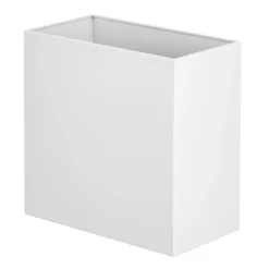 MDesign Small Metal Rectangular Trash Can Wastebasket, Garbage Bin -Baxton Studio Store GUEST 94b7f9a1 83a6 41af 9b73 8f30063a569a