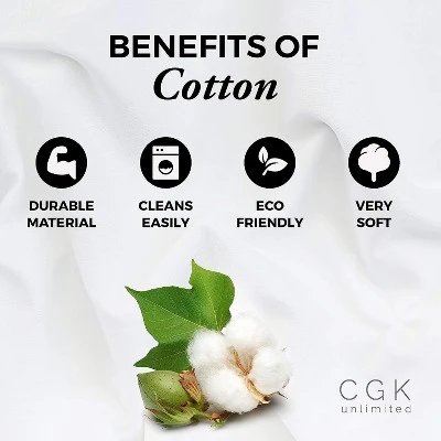 4 Piece 100% Cotton 400 Thread Count Sheet Set - CGK Linens 7 4 Piece 100% Cotton 400 Thread Count Sheet Set - CGK Linens - Image 5