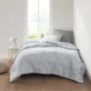 Soho Geo Reversible Duvet Cover Set Gray/White - N Natori 2 Soho Geo Reversible Duvet Cover Set Gray/White - N Natori -Baxton Studio Store GUEST 950396ca 2844 47a2 abb5 9d7c67f0d6a3
