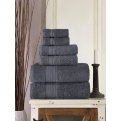 6pc Luna Turkish Bath Towel Set - Enchante Home -Baxton Studio Store GUEST 95db03fe 833c 4618 a68e 8d01770cd870