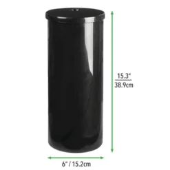 MDesign Toilet Tissue Roll Holder Canister Stand, 3 Rolls -Baxton Studio Store GUEST 9630db32 a819 4c77 8a55 eeaf8b203632