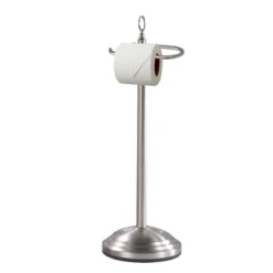 Freestanding Toilet Tissue Holder Brushed Nickel - Nu Steel 9 Freestanding Toilet Tissue Holder Brushed Nickel - Nu Steel -Baxton Studio Store GUEST 964317b3 6790 44e3 b517 9f5f856f0ca6