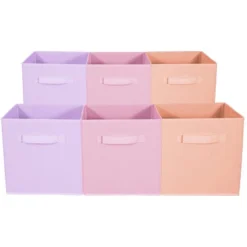 Sorbus 11 Inch Cube Storage Organizer Bins - 6 Pack 25 Sorbus 11 Inch Cube Storage Organizer Bins - 6 Pack -Baxton Studio Store GUEST 9644bfc0 45fa 4ac4 b3e2 8b6846a7f3be