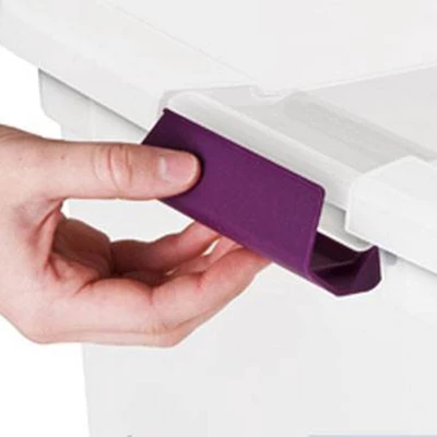 Sterilite 27 Quart Plastic Clear Storage Container Tote, 6 Pack, And 6 Quart Plastic Clear Storage Container Tote, 12 Pack For Home Organization 6 Sterilite 27 Quart Plastic Clear Storage Container Tote, 6 Pack, And 6 Quart Plastic Clear Storage Container Tote, 12 Pack For Home Organization - Image 4