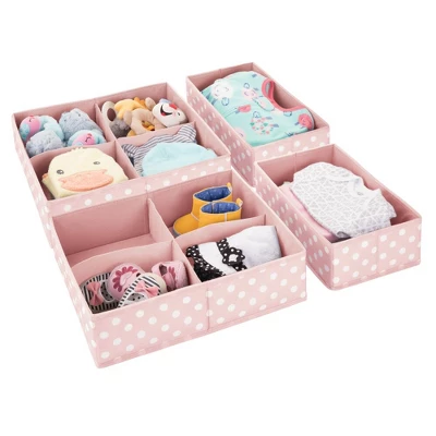 MDesign Kids Fabric Dresser Drawer And Closet Storage Organizer, Set Of 4 9 MDesign Kids Fabric Dresser Drawer And Closet Storage Organizer, Set Of 4 - Image 7