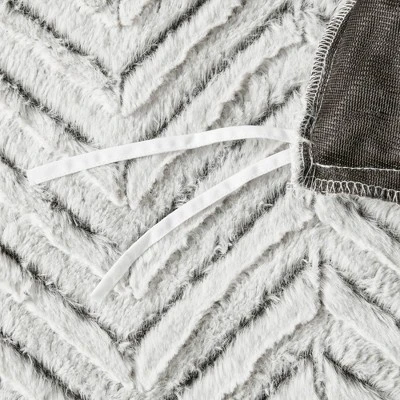 Aurora Printed Brushed Fur Duvet Cover Set 11 Aurora Printed Brushed Fur Duvet Cover Set - Image 9