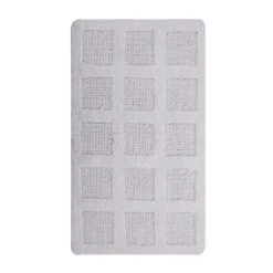 Square Honeycomb 100% Cotton Reversible Bath Rug White By Knightsbridge -Baxton Studio Store GUEST 978391b5 674b 4937 8e9f 347ac7951375