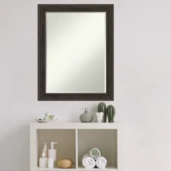 Amanti Art Shipwreck Greywash Narrow Petite Bevel Bathroom Wall Mirror 28 X 22 In. 13 Amanti Art Shipwreck Greywash Narrow Petite Bevel Bathroom Wall Mirror 28 X 22 In. -Baxton Studio Store GUEST 97e6e081 2917 4730 8d11 8f00973a670e