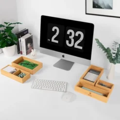 Royal Craft Wood Universal Bamboo Storage Box Set -Baxton Studio Store GUEST 981e3446 f325 4163 888c 7caad30aae34