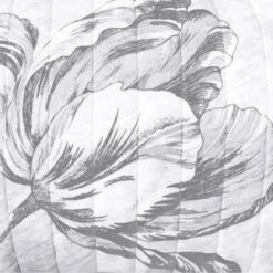 Standard Merian Tulip Sham Gray/White - New York Botanical Garden 9 Standard Merian Tulip Sham Gray/White - New York Botanical Garden -Baxton Studio Store GUEST 981f80e2 b812 428f a934 520f881ef698