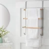 Over The Door Tiered Towel Rack With Wood - Brightroom™ 1 Over The Door Tiered Towel Rack With Wood - Brightroom™ -Baxton Studio Store GUEST 98778a7f 8e0c 4c4a 9552 90944b50a1f8
