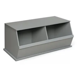 Badger Basket Two Bin Stackable Storage Cubby -Baxton Studio Store GUEST 987e3e36 101b 4da9 88a3 2bc6542a409e