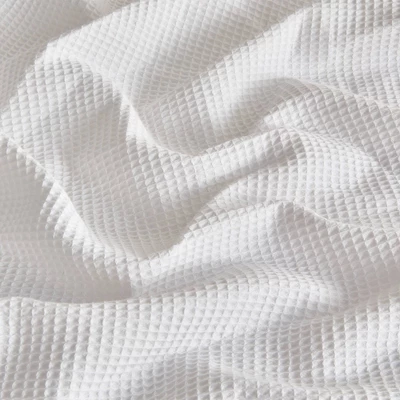100% Cotton 350GSM Solid Waffle Blanket - Isla Jade 4 100% Cotton 350GSM Solid Waffle Blanket - Isla Jade - Image 2