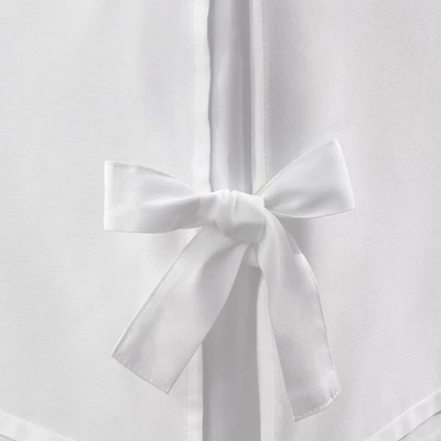 Laura Ashley Corner Ties Tailored Bedskirt White 4 Laura Ashley Corner Ties Tailored Bedskirt White - Image 2