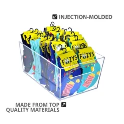 Azar Displays Large Organizer Storage Tote Bin With Handle 11.25"W X 7.5"D X 5"H, 4-Pack 14 Azar Displays Large Organizer Storage Tote Bin With Handle 11.25"W X 7.5"D X 5"H, 4-Pack -Baxton Studio Store GUEST 9be3397c 0d21 411c 886b cd36a81102ce