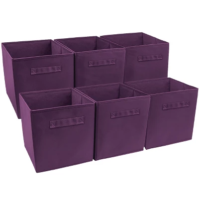 Sorbus 11 Inch Cube Storage Organizer Bins - 6 Pack 12 Sorbus 11 Inch Cube Storage Organizer Bins - 6 Pack - Image 10