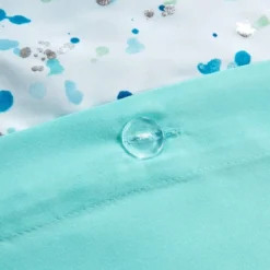 Nicole Metallic Printed And Pintucked Duvet Cover Set - Intelligent Design -Baxton Studio Store GUEST 9c1ffe9f 88d0 48dd 9545 0e33ddf5e312