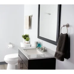 18" Centennial Series Towel Bar Brushed Nickel - Exquisite -Baxton Studio Store GUEST 9c50602e 30cd 4976 8436 233767e46a4f