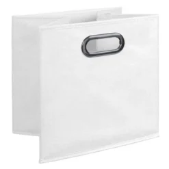 Niche Cubo 6pk Foldable Fabric Storage Bin With Label Holder White 14 Niche Cubo 6pk Foldable Fabric Storage Bin With Label Holder White -Baxton Studio Store GUEST 9c70a6b5 4e96 48a9 81a5 64e662d0984c