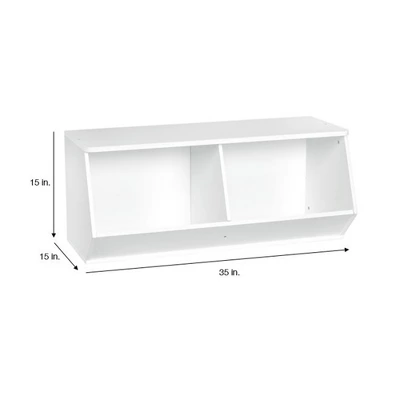 ClosetMaid KidSpace Angled Organizer White - ClosetMaid 4 ClosetMaid KidSpace Angled Organizer White - ClosetMaid - Image 2