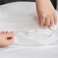 3-in-1 Adjustable White Goose Down Pillow By DOWNLITE® (Hypoallergenic) -Baxton Studio Store GUEST 9dbc7c35 3287 4e46 8fc7 cd9f757fc2e3