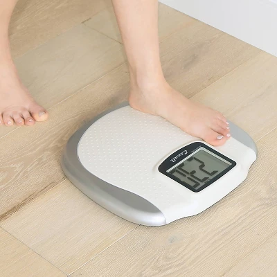 XL Display Bathroom Scale White/Silver - Escali 6 XL Display Bathroom Scale White/Silver - Escali - Image 4