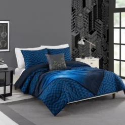 Teen Comforter Set Tonal Blue - Makers Collective -Baxton Studio Store GUEST 9f4a94cf ac60 4c6e a0ea bf6d3e4dd41f