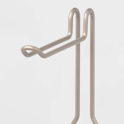 4 Roll Reserve Plus Freestanding Toilet Tissue Holder Silver - Threshold™ 4 4 Roll Reserve Plus Freestanding Toilet Tissue Holder Silver - Threshold™ - Image 2