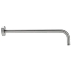 Built Industrial Shower Head Arm Extension With Flange, 15 Inch Wall Mounted Extension Arm For Rainfall Shower Head, Brushed Nickel -Baxton Studio Store GUEST a02b4101 94b0 4b51 a4d4 eb0517caca44