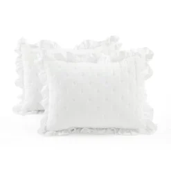 Lush Décor 3pc Reyna Ruffle Reversible Oversized Quilt Set 15 Lush Décor 3pc Reyna Ruffle Reversible Oversized Quilt Set -Baxton Studio Store GUEST a0b9dc00 9606 4a9b ae11 350418015db9