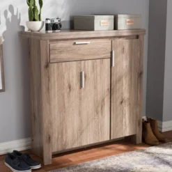 Laverne Modern And Contemporary Oak Finished Shoe Cabinet Brown - Baxton Studio 16 Laverne Modern And Contemporary Oak Finished Shoe Cabinet Brown - Baxton Studio -Baxton Studio Store GUEST a12c4aef 6daa 45b0 bd3b 0ab7dd8bee2d