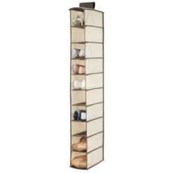 MDesign Fabric Shoe Rack Holder Storage Shelf, Metal Frame, 20 Cube -Baxton Studio Store GUEST a14e1e87 2688 4ebc 99d3 99702c15abca