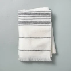 Multistripe Bath Towels Cream/Gray - Hearth & Hand™ With Magnolia 13 Multistripe Bath Towels Cream/Gray - Hearth & Hand™ With Magnolia -Baxton Studio Store GUEST a3ab88f0 8654 425b a1f7 f62caee554f1