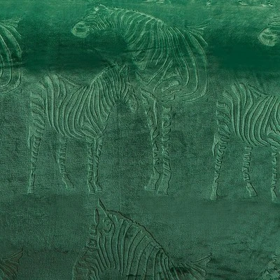 Zebra Print Microplush Best Quality Super Premium Blanket Green By Plazatex 4 Zebra Print Microplush Best Quality Super Premium Blanket Green By Plazatex - Image 2