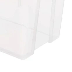 Sterilite 20 Quart Stackable Clear Plastic Storage Tote Container With Clear Gasket Latching Lid For Home And Office Organization, Clear -Baxton Studio Store GUEST a3d65bfc 45c6 4409 bd0a fb97e5d711ec