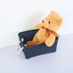 Unique Bargains Home Closet Cotton Fabric Decorative Storage Bin Small Dark Blue 1 Pc 9 Unique Bargains Home Closet Cotton Fabric Decorative Storage Bin Small Dark Blue 1 Pc -Baxton Studio Store GUEST a401f6e2 a138 46c9 8889 f3fa194aac01