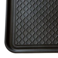 Large All-Weather Indoor/Outdoor Boot Tray - Weather-Resistant Plastic Shoe Mat With Raised Edge For Entryways, Decks, And Patios By Stalwart (Black) -Baxton Studio Store GUEST a427de26 bed4 47aa 9c8d abfd9c60f4de