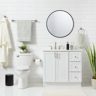 4pc Casual Bath Hardware Set - Threshold™ 3 4pc Casual Bath Hardware Set - Threshold™