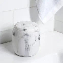 Legends Cotton Ball Jar Gray/Black - Allure Home Creations -Baxton Studio Store GUEST a51ab5d5 c36a 4227 bb9b cb39cc8edb0a