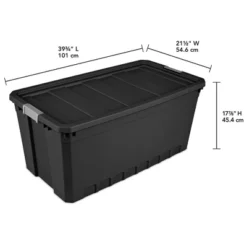 Sterilite Storage System Solution With 50 Gallon Heavy Duty Stackable Storage Box Container Totes With Grey Latching Lid For Home Organization 13 Sterilite Storage System Solution With 50 Gallon Heavy Duty Stackable Storage Box Container Totes With Grey Latching Lid For Home Organization -Baxton Studio Store GUEST a53c90c5 02f5 439e b7ac 1cfc62e72b46