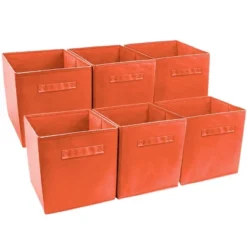Sorbus 11 Inch Cube Storage Organizer Bins - 6 Pack 29 Sorbus 11 Inch Cube Storage Organizer Bins - 6 Pack -Baxton Studio Store GUEST a58645e4 1f83 4947 90fa 8046658769f1