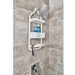 Cade Shower Caddy White - IDESIGN -Baxton Studio Store GUEST a661f81d 6c41 443f 9fbe c585d6d9f03b