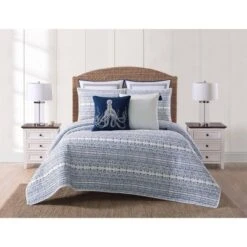 Reef Quilt Set Blue/White - Oceanfront Resort -Baxton Studio Store GUEST a7d3c4d8 c41f 4252 99dc 7af441b26781