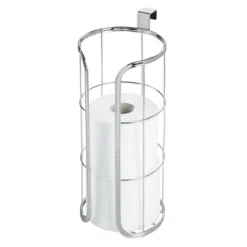 MDesign Metal Over The Tank Toilet Tissue Paper Roll Holder 16 MDesign Metal Over The Tank Toilet Tissue Paper Roll Holder -Baxton Studio Store GUEST a8394142 29ff 4200 8aeb a53228fbfa39