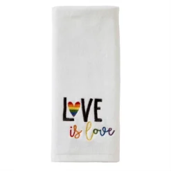 2pk Love Is Love Hand Towel White - SKL Home