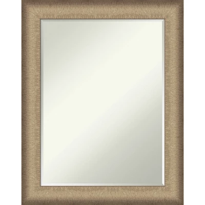 Elegant Brushed Petite Bevel Bathroom Wall Mirror 10 Elegant Brushed Petite Bevel Bathroom Wall Mirror - Image 8