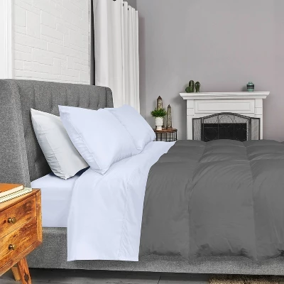 King 300 Thread Count Clean Performance Solid Sheet Set Blue - Sealy 6 King 300 Thread Count Clean Performance Solid Sheet Set Blue - Sealy - Image 4