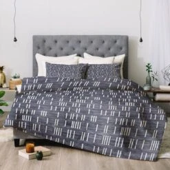Holli Zollinger Bogo Mudcloth Comforter Set Blue - Deny Designs